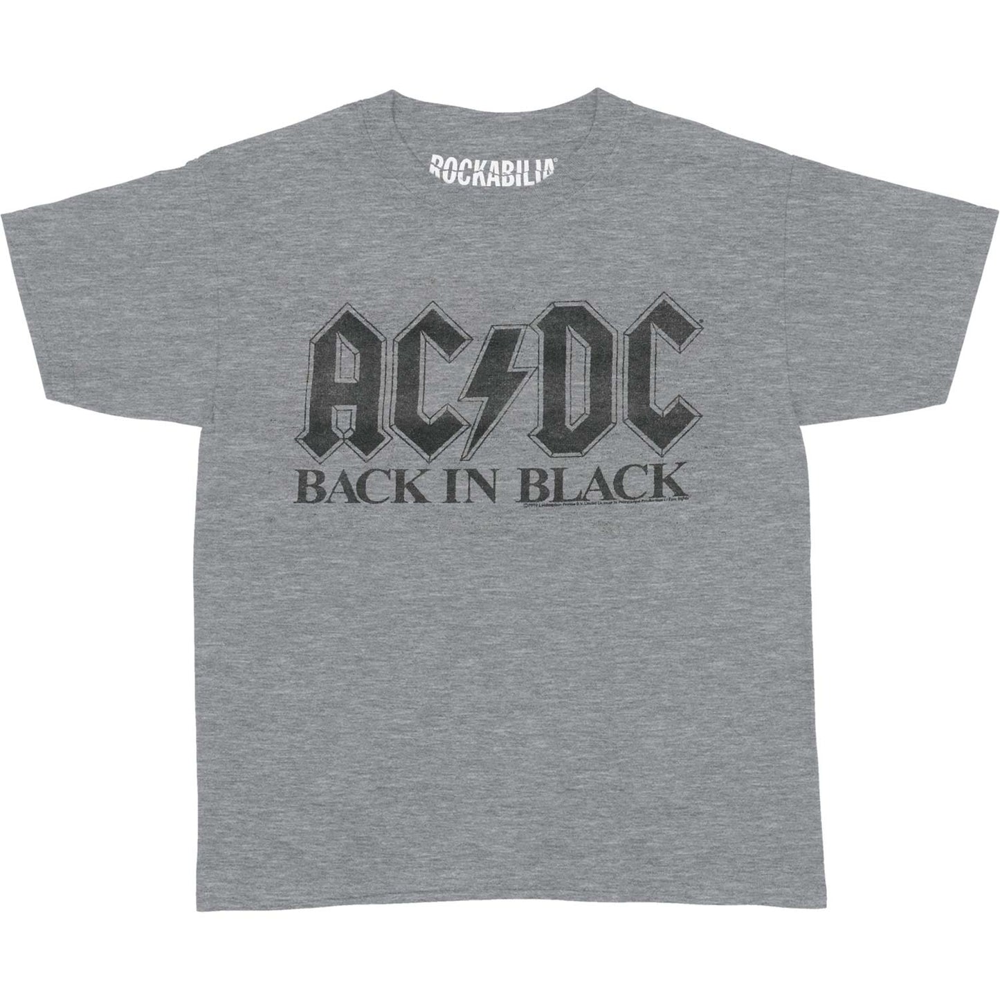 AC/DC Bib In Black Kids Childrens T-shirt