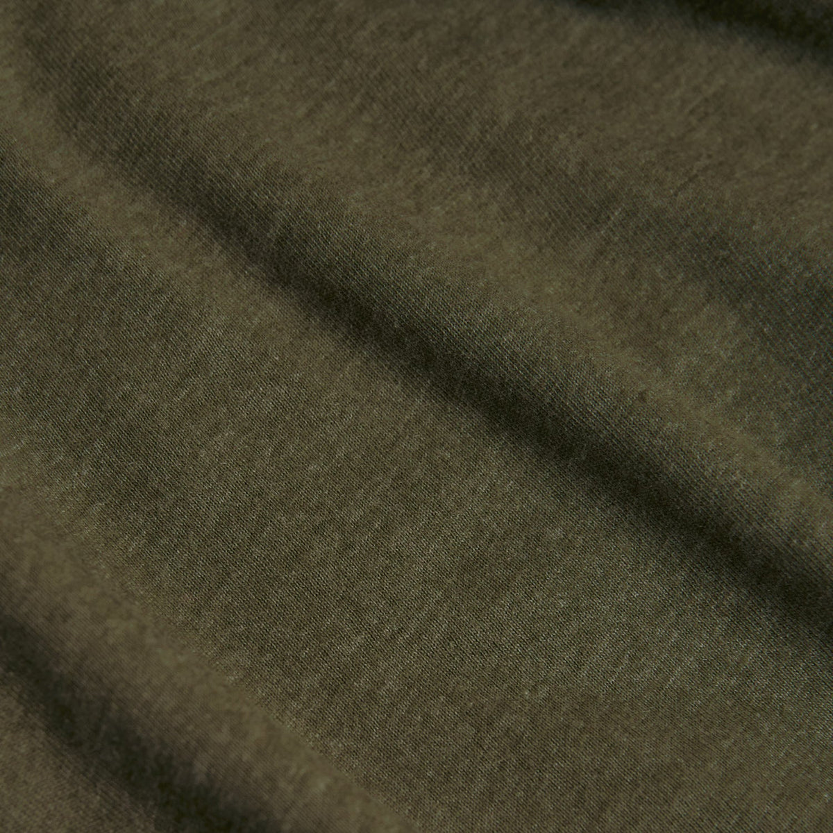 Heather Military Green Classic V-Neck