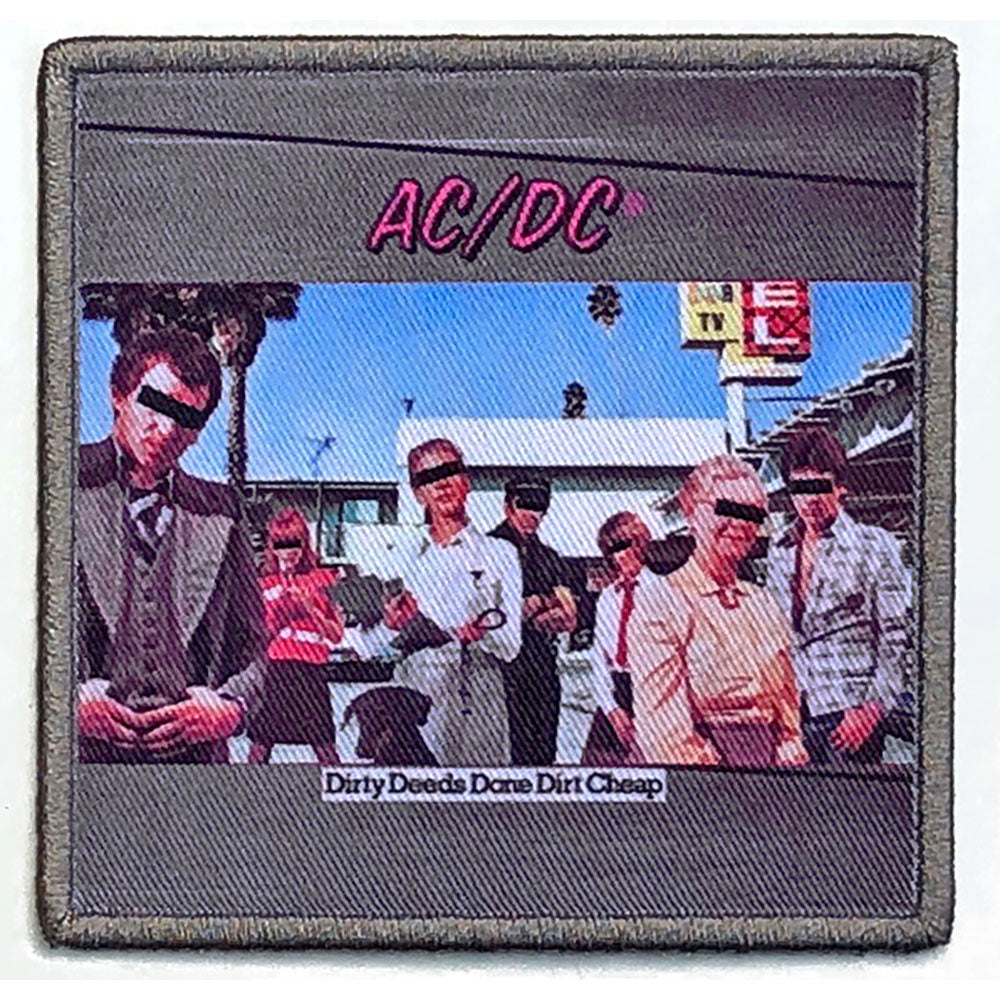 AC/DC Dirty Deeds Done Dirt Cheap Woven Patch