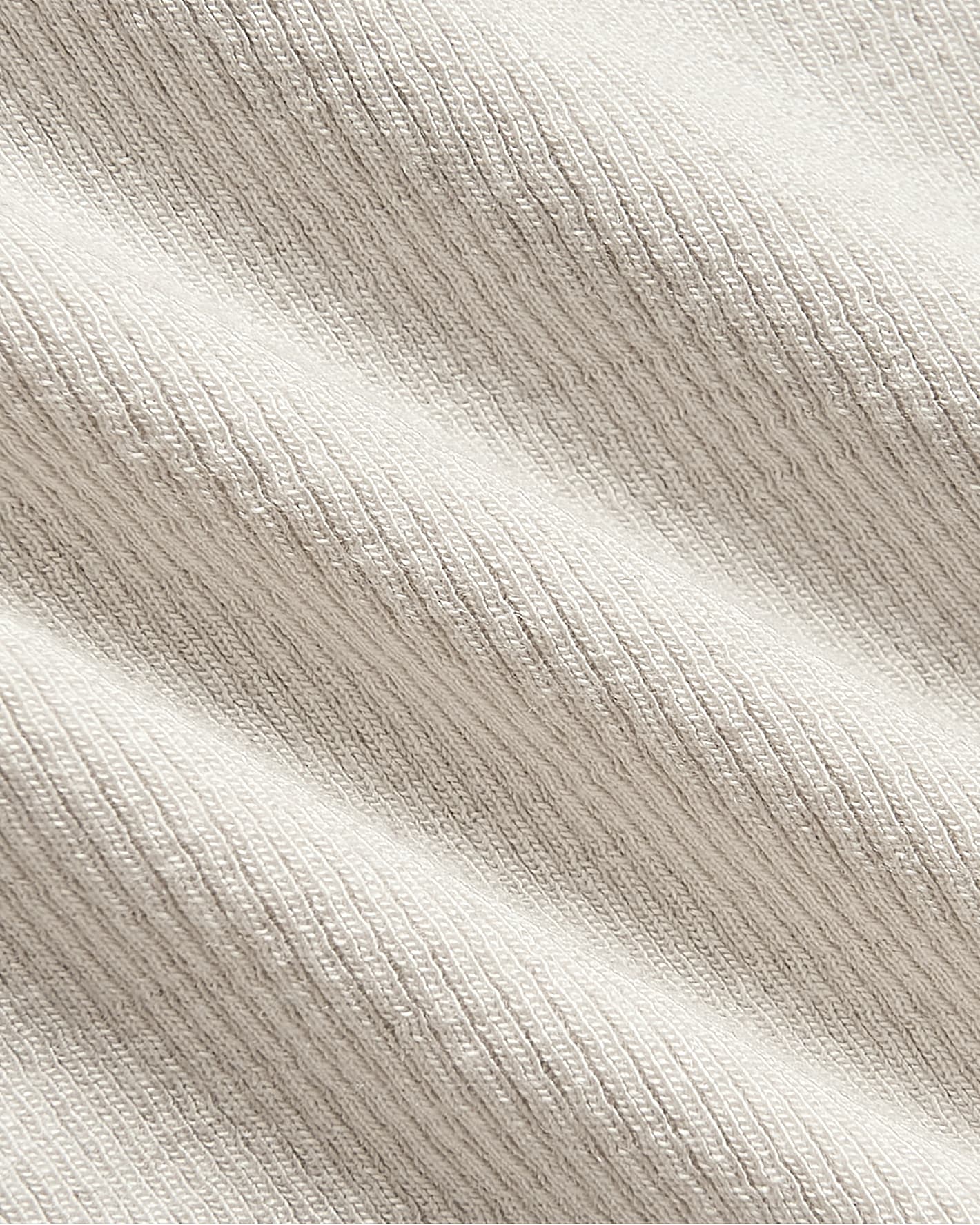 Womens Oatmeal Ribbed High Neck Tank