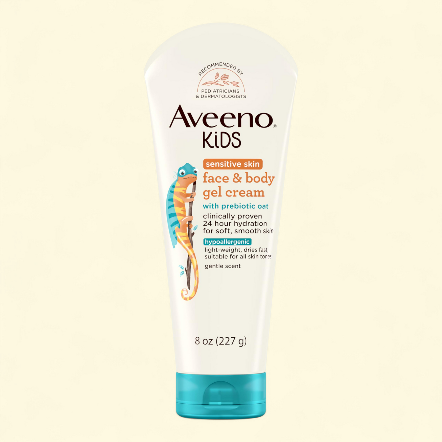 Aveeno Kids Face and Body Gel Cream Lotion, 8 oz