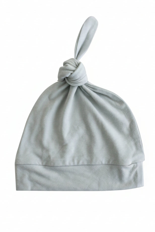 Solid Sage Bamboo Knotted Hat