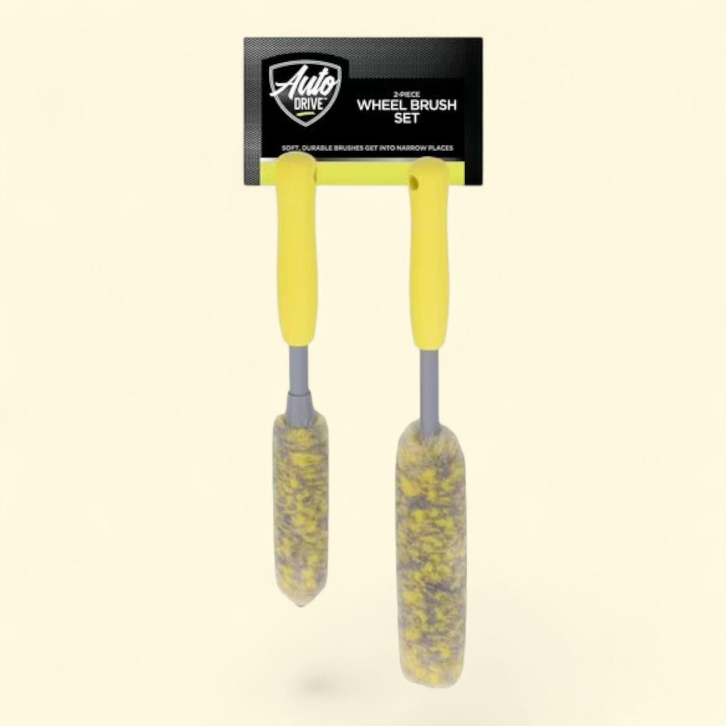 Auto Drive Woolies Brush, Rim Cleaning, 2 Pack