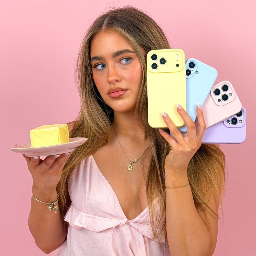 Butter Soft Silicone Phone Case - Yellow