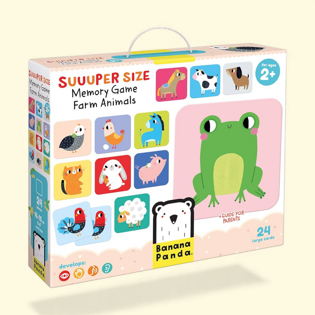 Banana Panda - Suuuper 1 count Memory Game, Jumbo, Multicolor