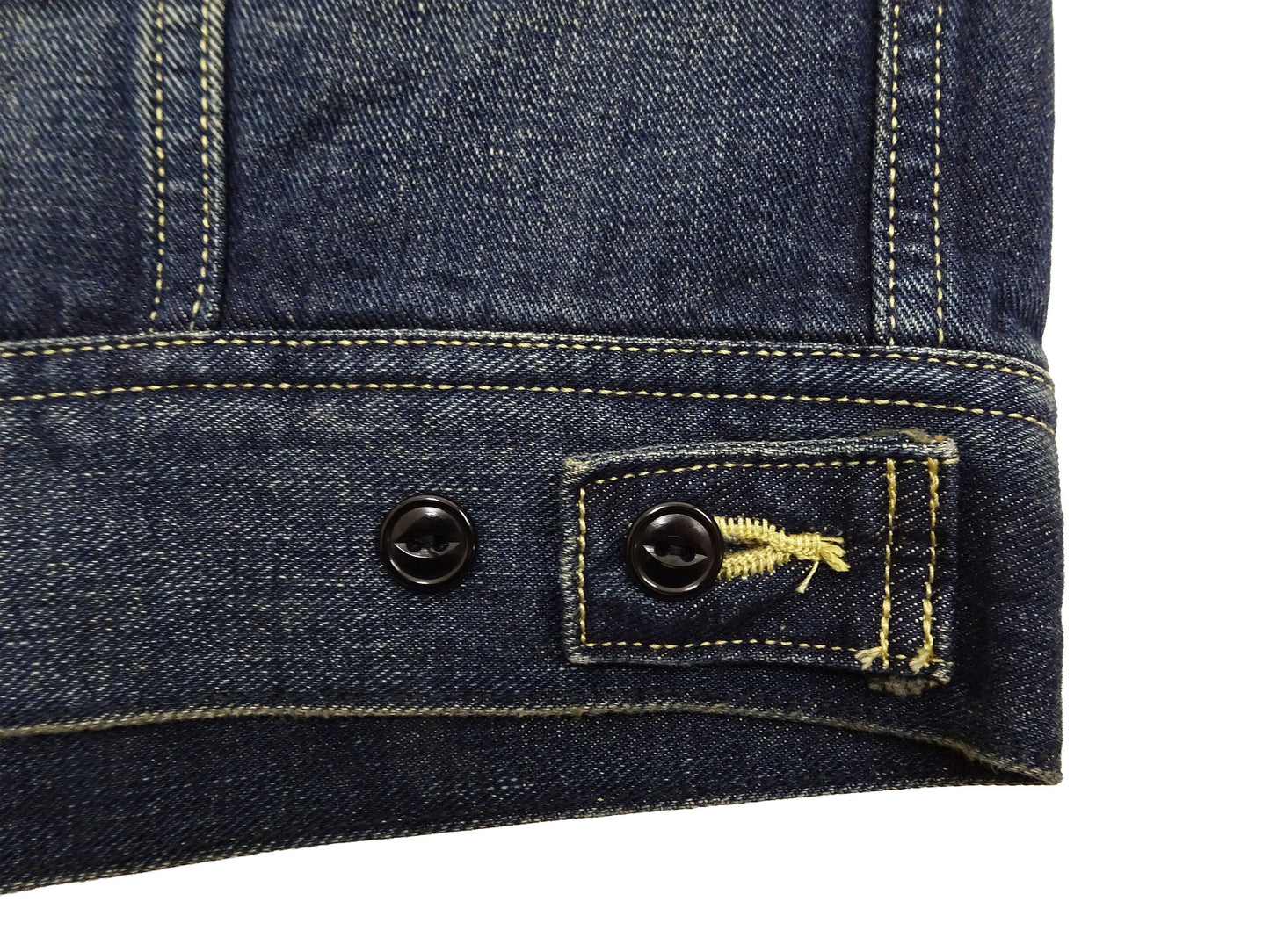 Lee Japan 101-LJ Storm Rider-Inspired Blanket-Lined Denim Jacket - 13 oz Left-Hand Twill Indigo - One-Wash - (LM5110-126 Faded Indigo)