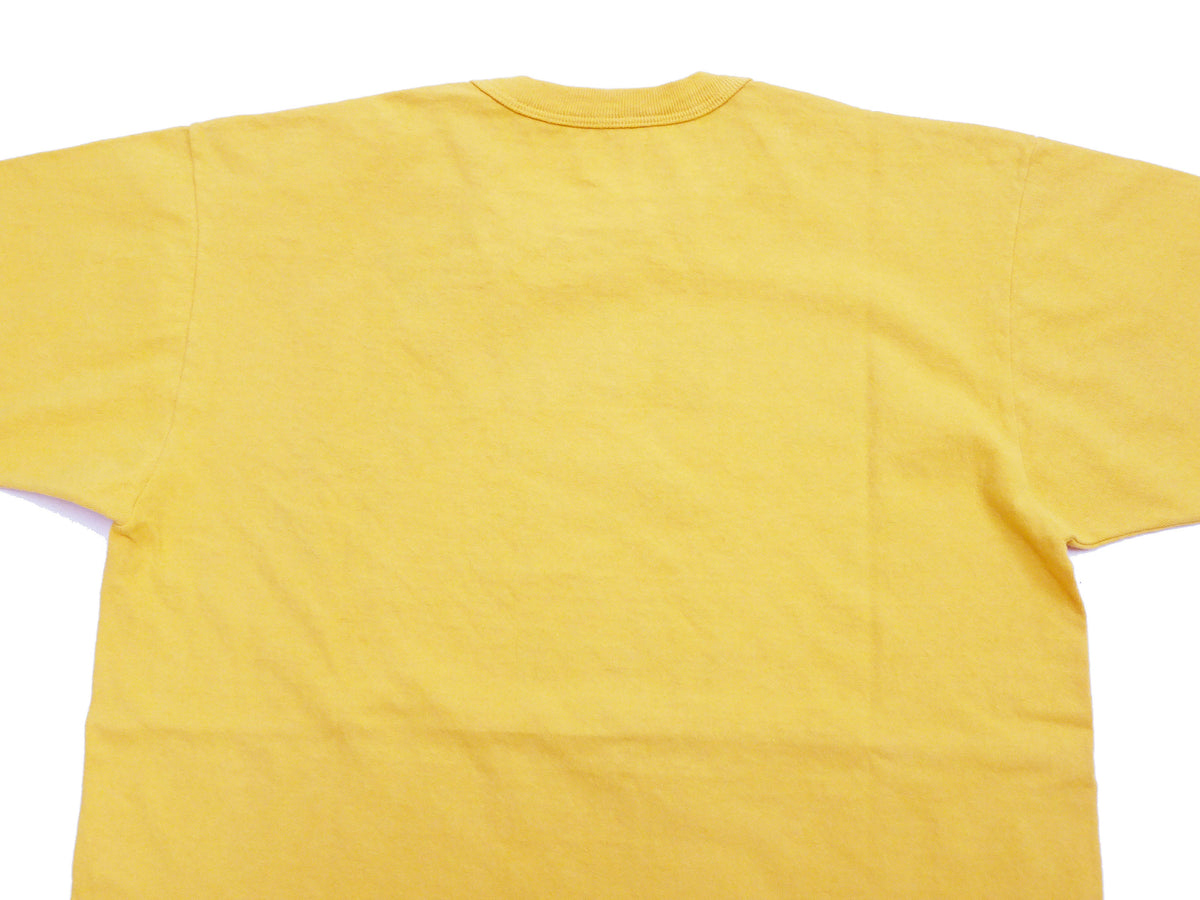 TOYS McCOY Graphic Loopwheel T-shirt - Men's Short Sleeve Taxi Driver U.S. Marines Printed Tee TMC2515 060 Faded-Yellow