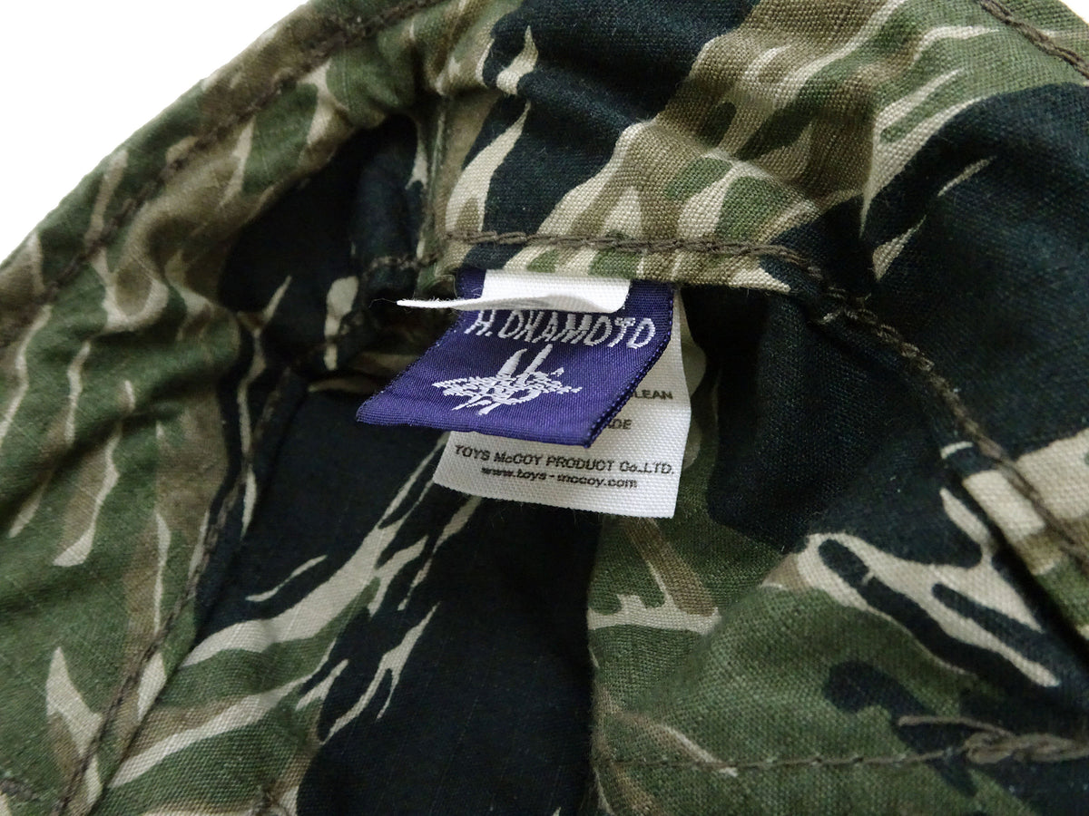 TOYS McCOY Cargo Shorts Men's Classic U.S. Army Fatigue-Inspired Casual Short Pants TMP1802 161 Tiger Stripe Camouflage Pattern