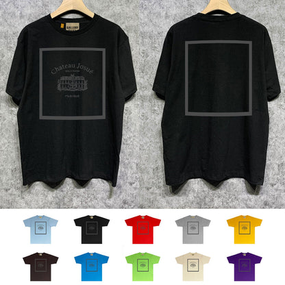 Gallery Dept T Shirt Retro Printed Loose Short-Sleeved Shirt