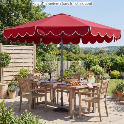 10 FT Patio Umbrella with Push Button Tilt and Crank
