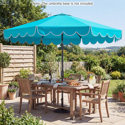 10 FT Patio Umbrella with Push Button Tilt and Crank