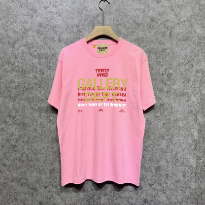 Gallery Dept T Shirt Retro Printed Loose Short-Sleeved Shirt