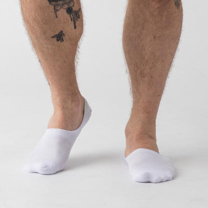 White No Show Socks 6-Pack