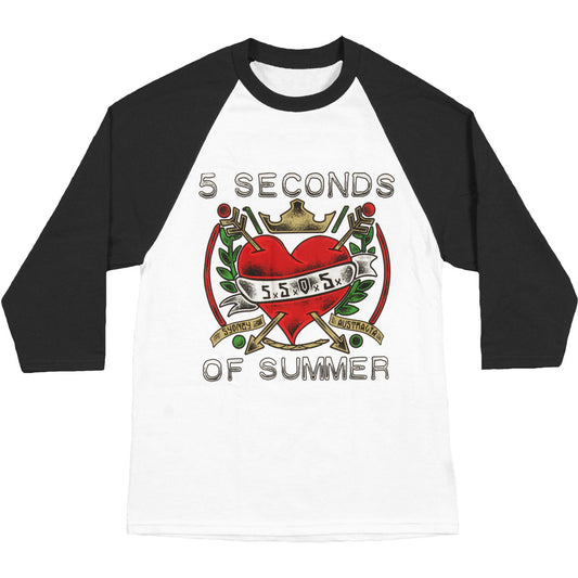 5 Seconds Of Summer Heart Baseball Jersey