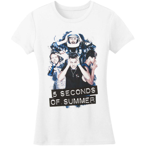 5 Seconds Of Summer Silly Photo Soft Junior Top