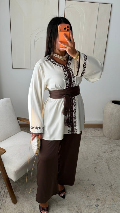 Ensemble Jabador Asfi Marron Chocolat