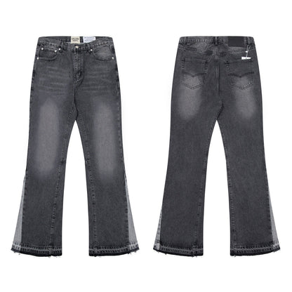 Gallery Dept Jeans Color-matching Flared Jeans Floor-mopping Straight Pants