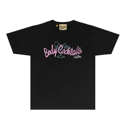 Gallery Dept T Shirt Retro Printed Loose Short-Sleeved Shirt