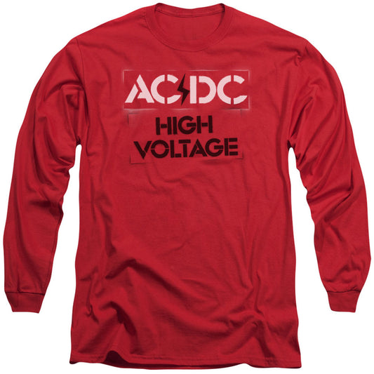 AC/DC High Voltage Stencil Long Sleeve
