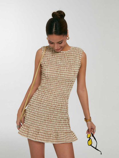 🌊 Waist-Slimming Seaside Holiday Dress