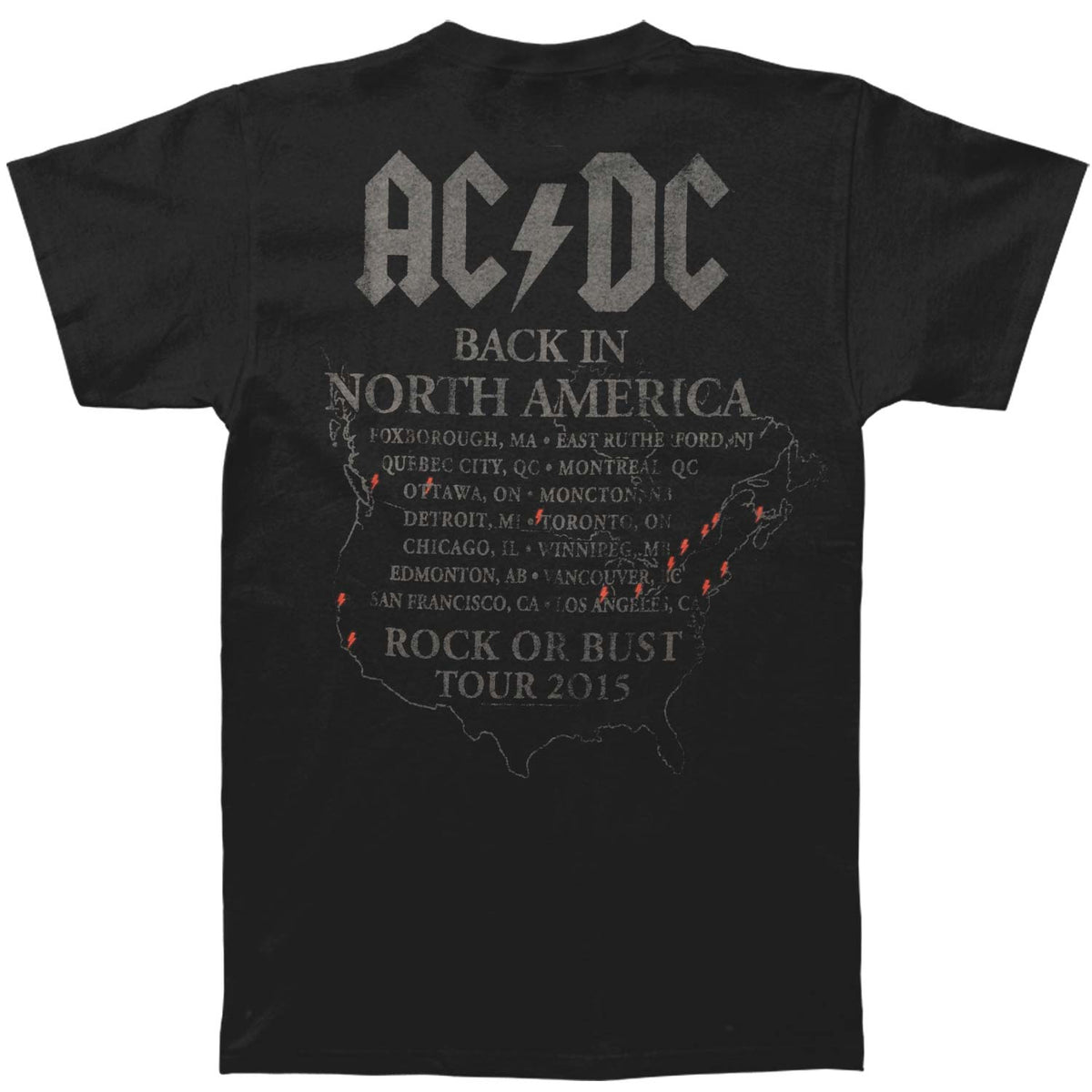 AC/DC Back In Black 2016 Tour T-shirt