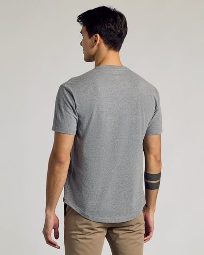 Wardrobe Curved Hem Classic Crew Neck 10-Pack