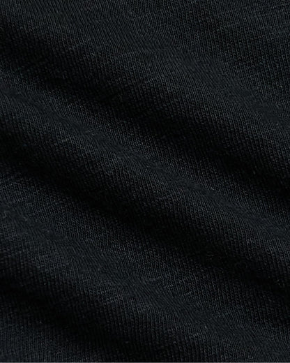 Womens Black & Oatmeal Relaxed Slub V-Neck Tee 4-Pack