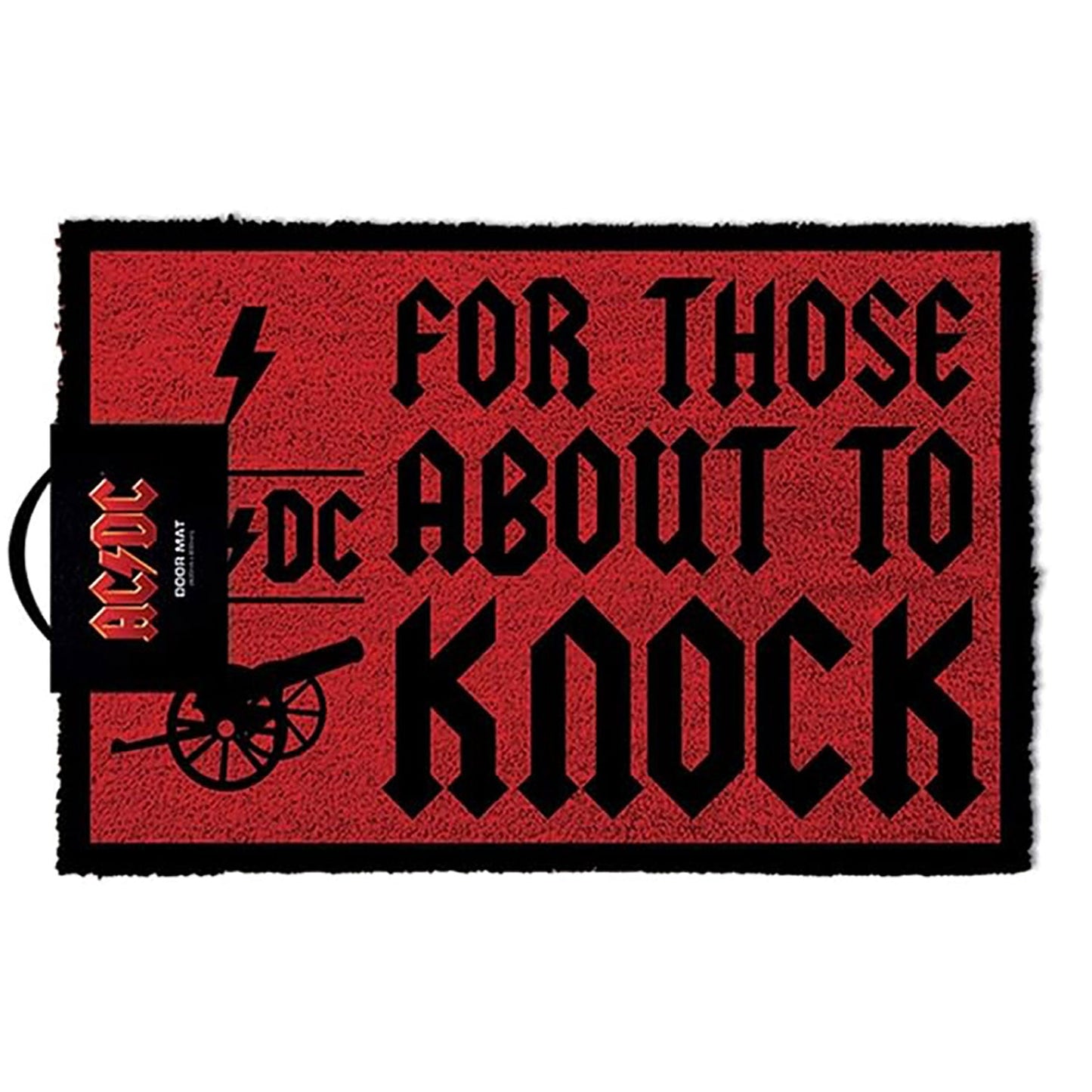 AC/DC For Those About to Knock Door Mat