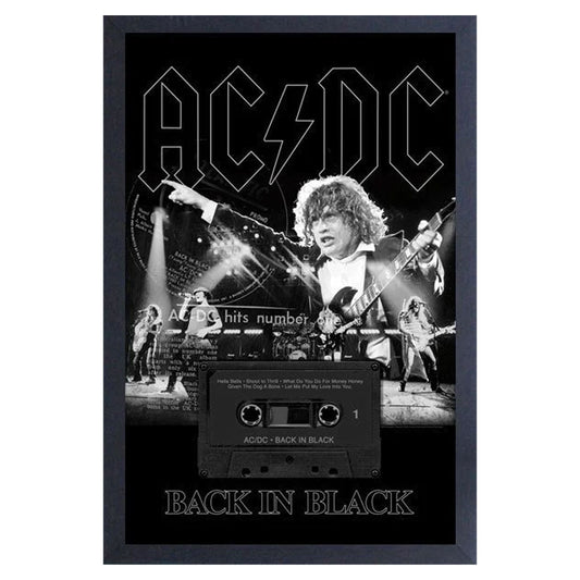 AC/DC Back in Black - Live Framed Wall Art