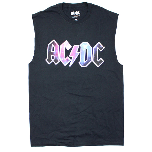 AC/DC Galaxy Filled Logo Mens Tank