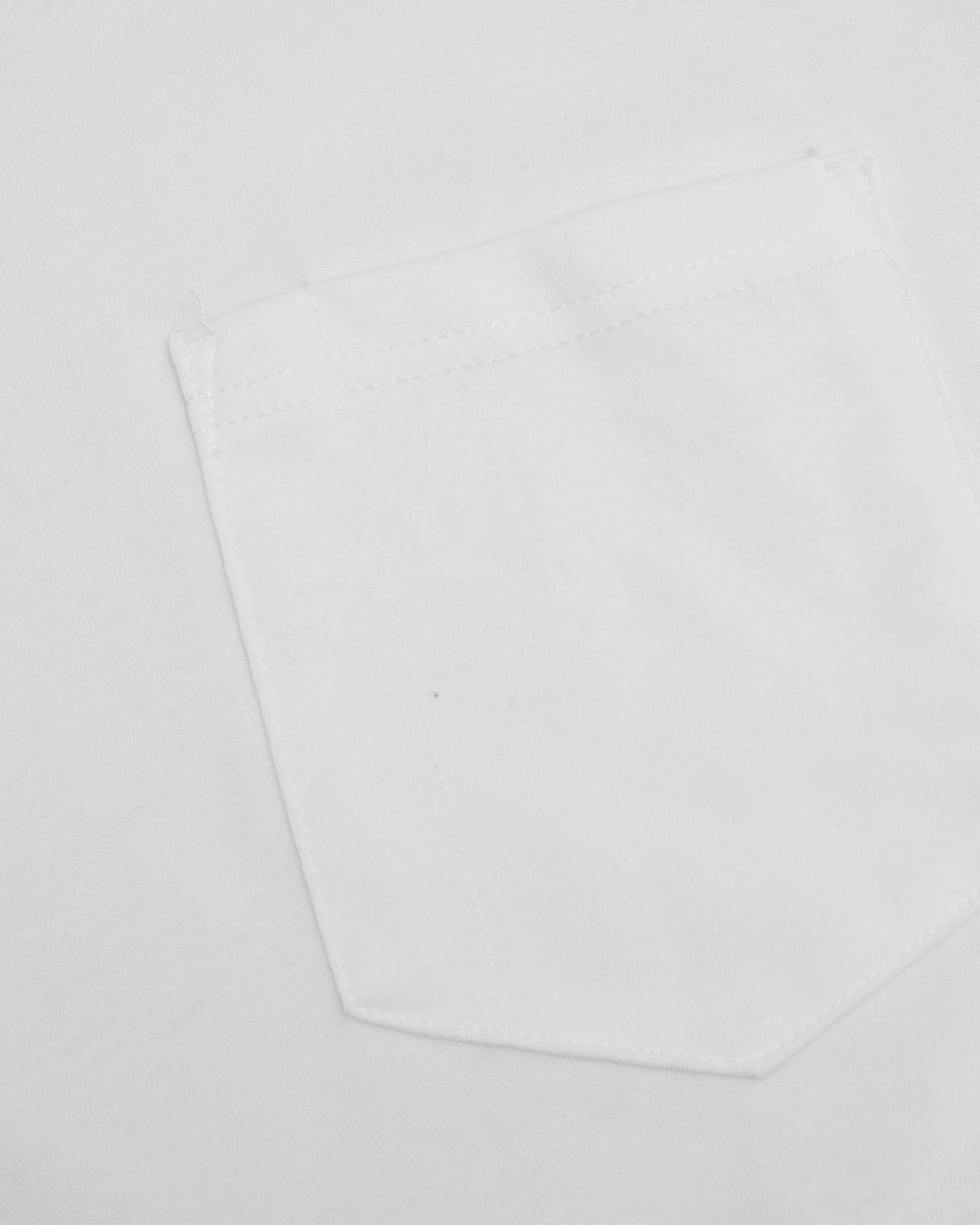 White Tall Heavyweight Pocket Crew