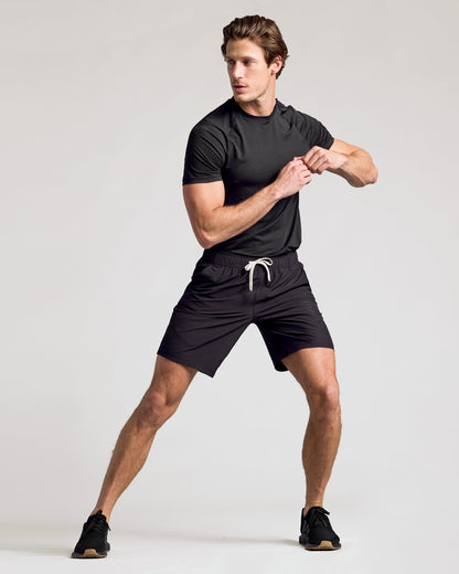 9" All Black Active Quick Dry Shorts 3-Pack