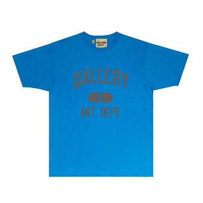 Gallery Dept T Shirt Retro Printed Loose Short-Sleeved Shirt (part2)