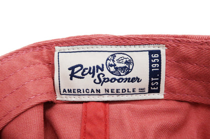 Reyn Spooner Cap THE MAUKA HAT Men's Classic Cotton Twill Hat with Embroidered Patch A000150221 502-A0001 Red
