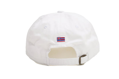 Reyn Spooner Cap THE MAUKA HAT Men's Classic Cotton Twill Hat with Embroidered Patch A000150221 502-A0001 White