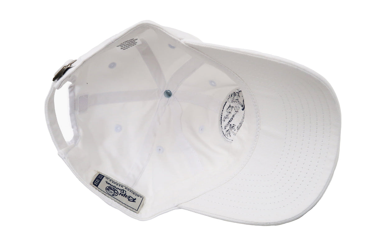 Reyn Spooner Cap THE MAUKA HAT Men's Classic Cotton Twill Hat with Embroidered Patch A000150221 502-A0001 White