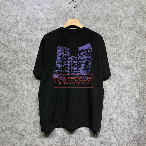 Gallery Dept T Shirt Retro Printed Loose Short-Sleeved Shirt