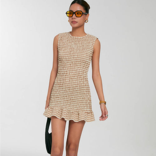 🌊 Waist-Slimming Seaside Holiday Dress