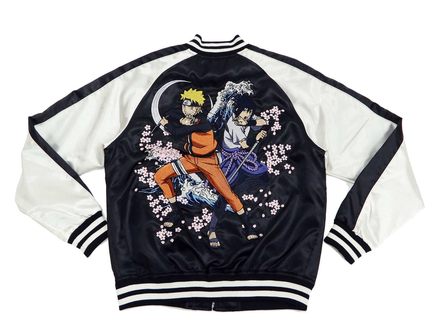 Naruto Jacket Men's Naruto Shippuden Japanese Souvenir Jacket Sukajan 9001821 Black