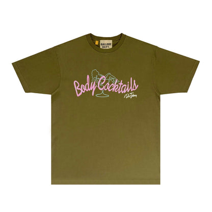 Gallery Dept T Shirt Retro Printed Loose Short-Sleeved Shirt