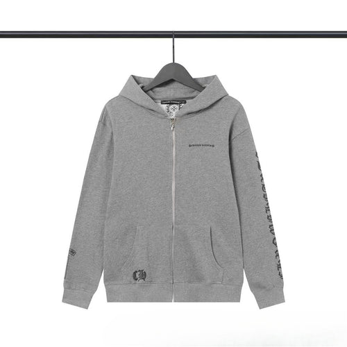 Chrome Heart Hoodie Chrome Heart Sanskrit embroidered hooded sweater sweater