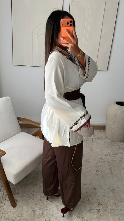 Ensemble Jabador Asfi Marron Chocolat