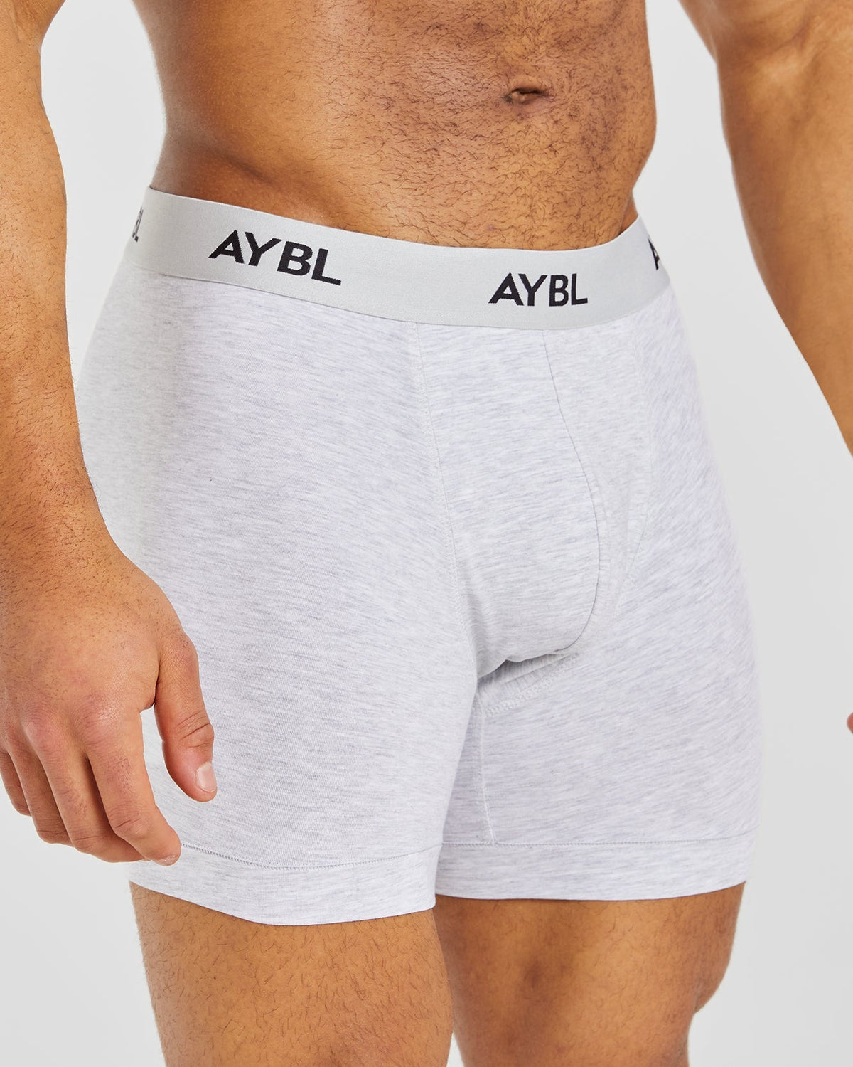 Essential Boxer Brief (3 pack) - Black/White/Grey