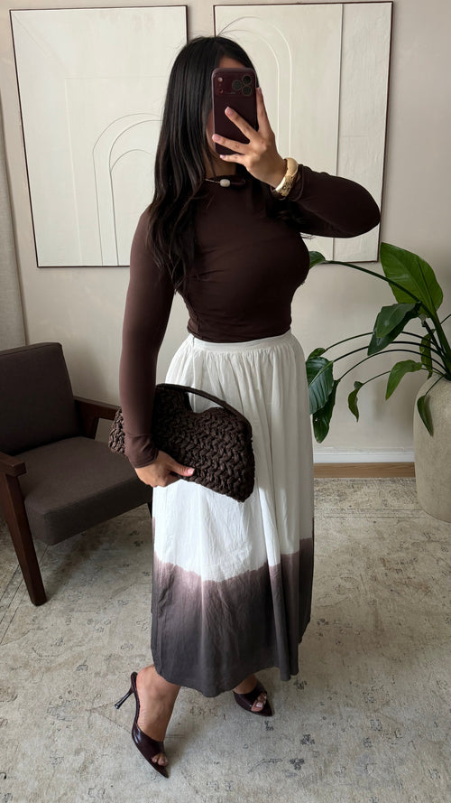 Haut Lira I Marron Chocolat