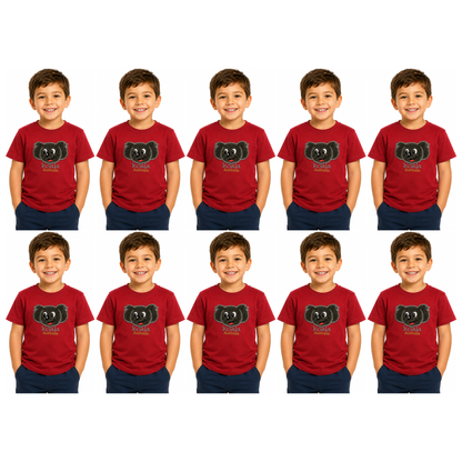 10X Kids Koala Australia T Shirt Bulk Pack Red 100 Cotton Childrens Souvenir Gift Top