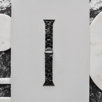 Luxe Black Marble Apple Watch Strap