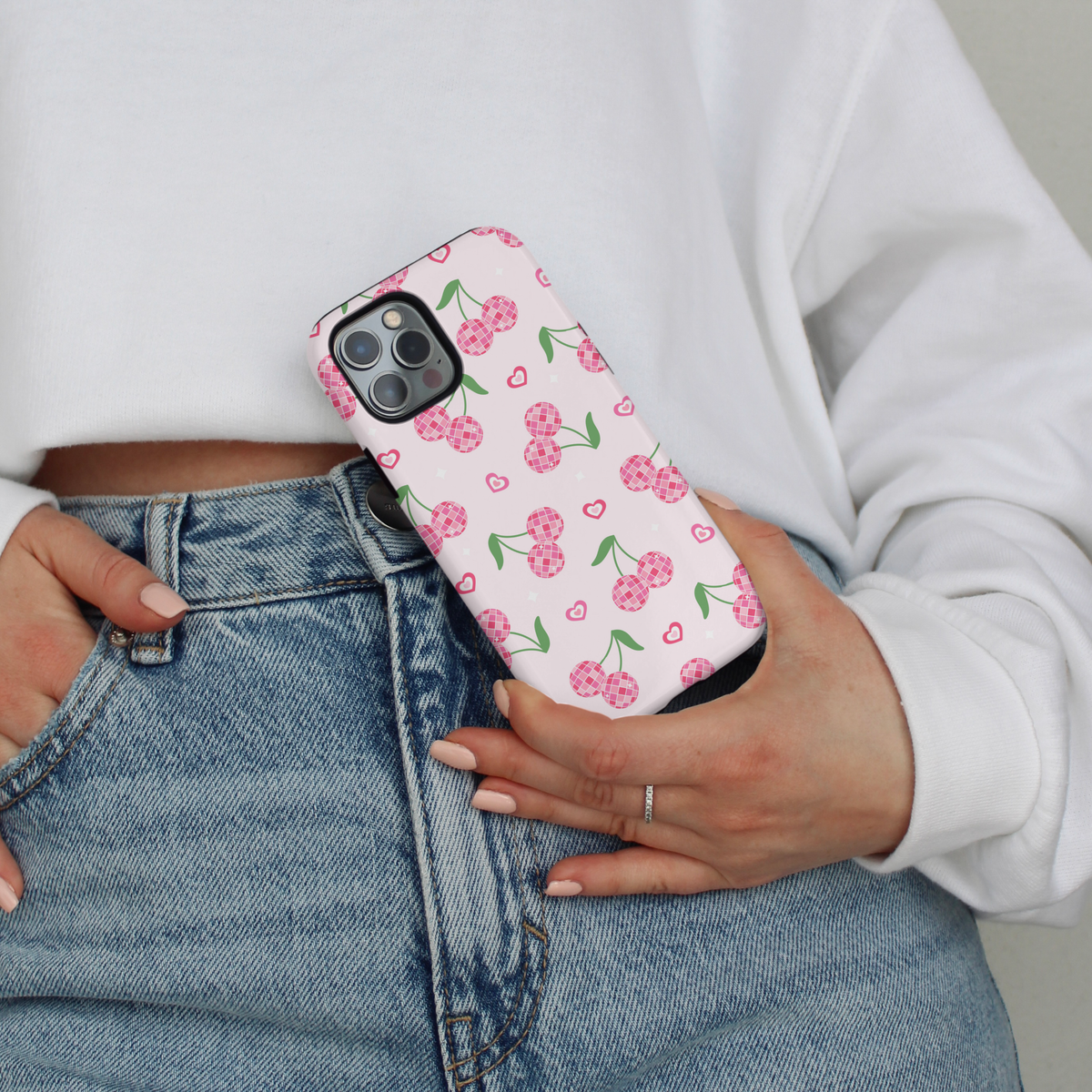 Tough MagSafe® Phone Case - Disco Cherries