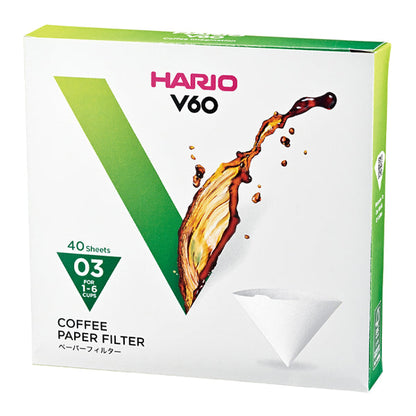 Hario V60 Retail White Paper Filters