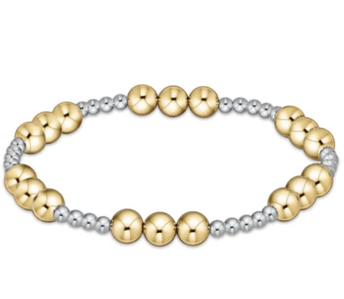 Enewton Mixed Metal Joy Pattern Bead Bracelet, 6mm