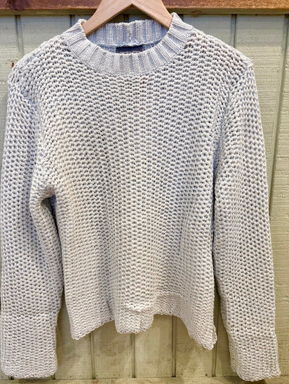 Maura Crop Chunky Cotton Sweater (2 Colors)